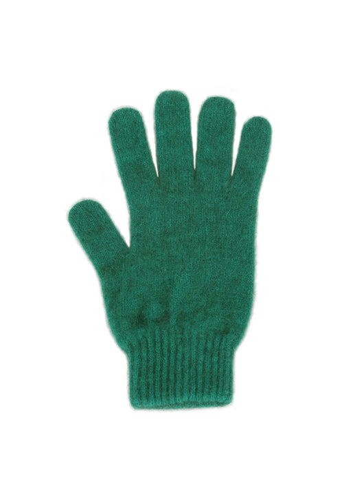Lothlorian Knitwear Possum Gloves Emerald