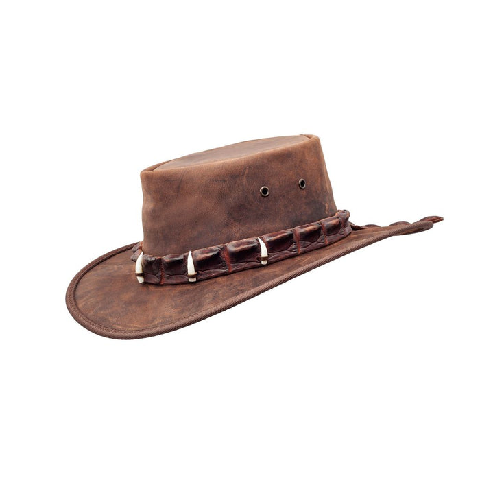 Barmah Hats Outback Croc 5 Teeth
