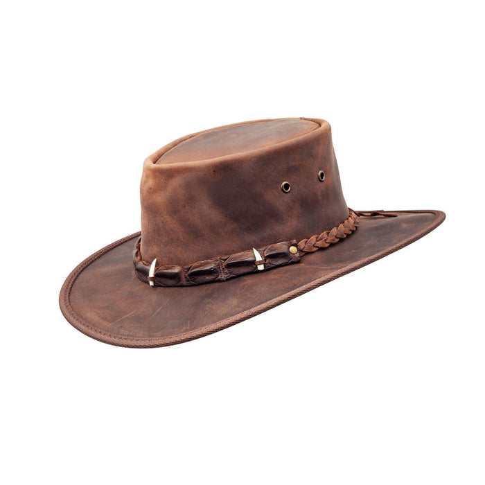 Barmah Hats Outback Croc 3 Teeth