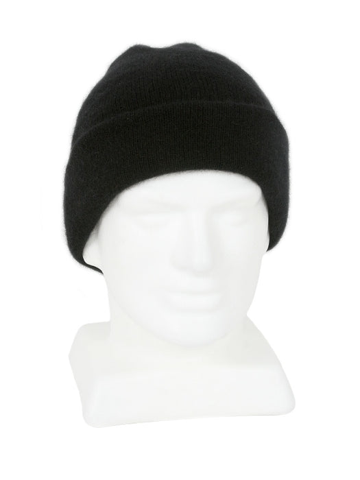 Lothlorian Knitwear Possum Beanie Black