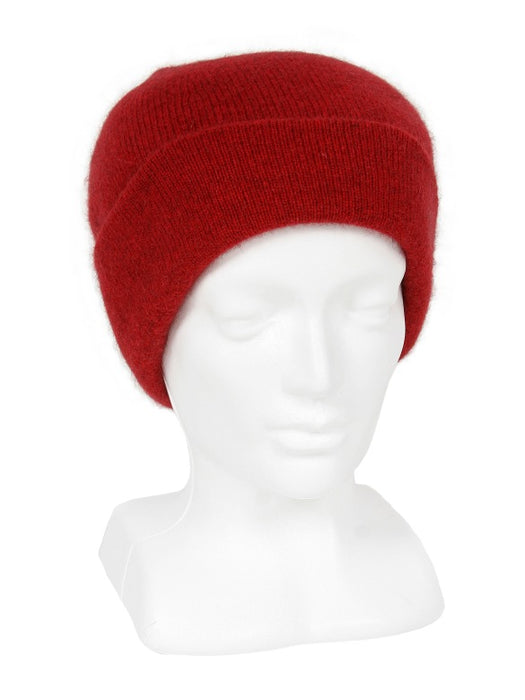 Lothlorian Knitwear Possum Beanie Red