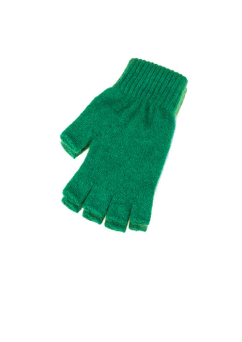 Lothlorian Knitwear Possum Open FingerGloves Emerald
