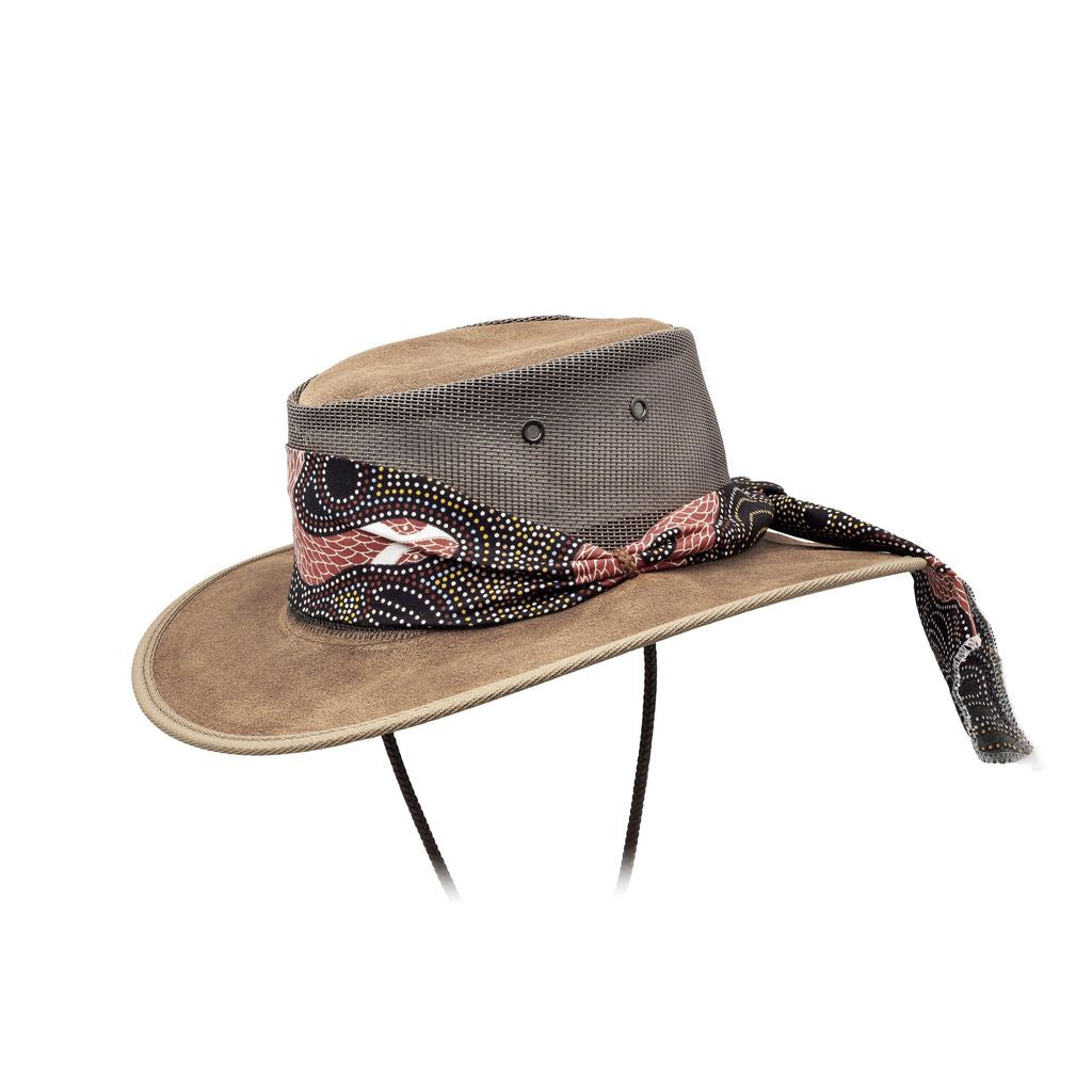 Barmah hats foldaway cooler hotsell leather hat