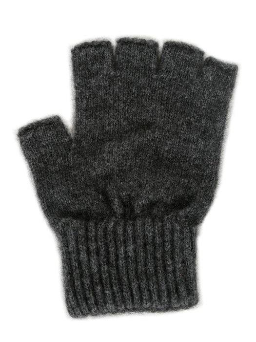 Lothlorian Knitwear Openfinger Gloves Charcoal